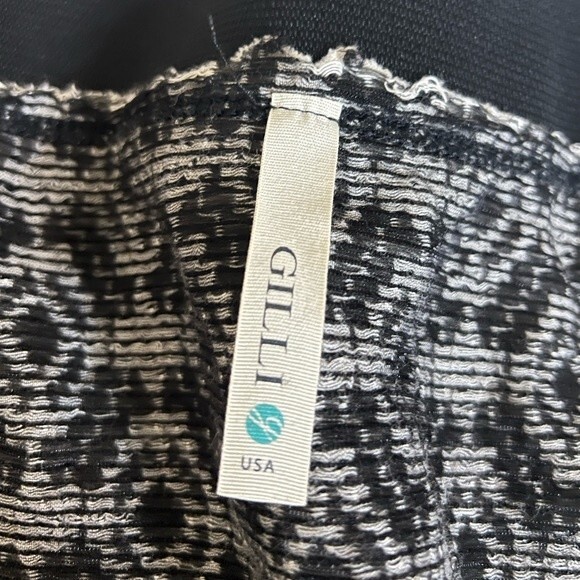 Gilli patterned skirt Size L black and white - Picture 6 of 10